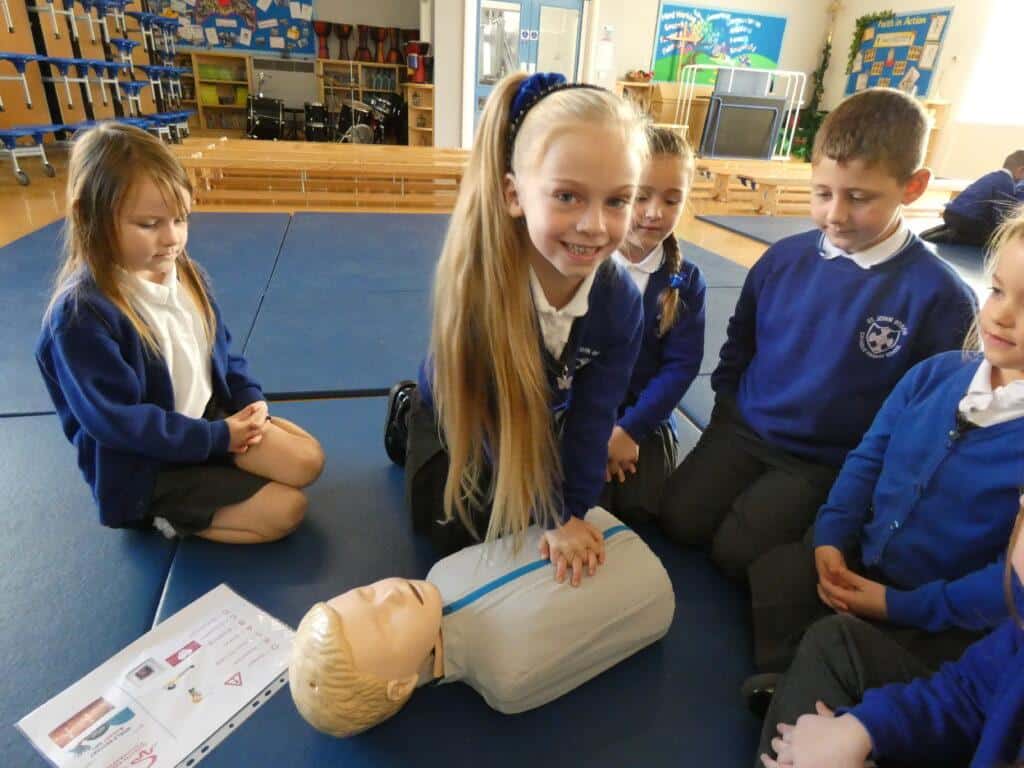 Baby Shark helps pupils learn to restart a heart! - Bishop Chadwick ...